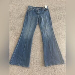 Women's Blue Flared Jeans